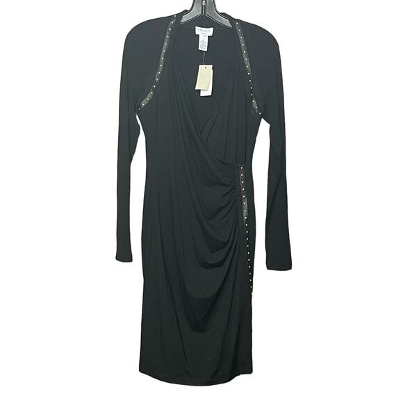 Carmen Carmen Marc Valvo Dresses & Skirts - CARMEN by Carmen Marc Valvo dress black sexy studded mobwife MSRP $128 size L